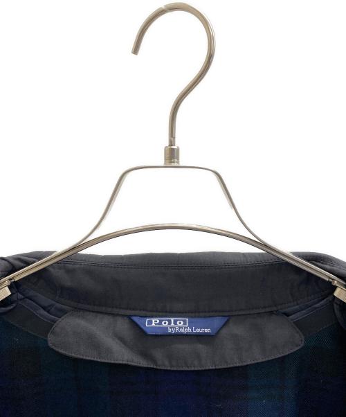 POLO RALPH LAUREN（ポロ・ラルフローレン）POLO RALPH LAUREN (ポロ・ラルフローレン) 90-00's ライナー付ステンカラーコート ブラック サイズ:Lの古着・服飾アイテム