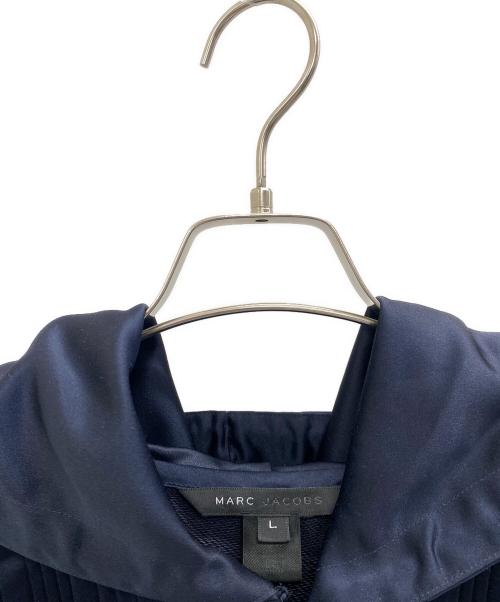 MARC JACOBS（マークジェイコブス）MARC JACOBS (マークジェイコブス) プルオーバーパーカー グレー×ネイビー サイズ:Lの古着・服飾アイテム