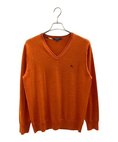 BURBERRY LONDON（バーバリーロンドン）BURBERRY LONDON (バーバリーロンドン) 薄手ニット オレンジ サイズ:Lの古着・服飾アイテム