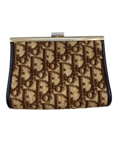 中古・古着通販】Dior (ディオール) クラッチバッグ ベージュ×ブラック