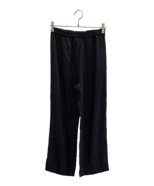 Spick and Span（スピック＆スパン）Spick and Span (スピック＆スパン) 22SS ドットジャガードイージーパンツ ブラック サイズ:38の古着・服飾アイテム