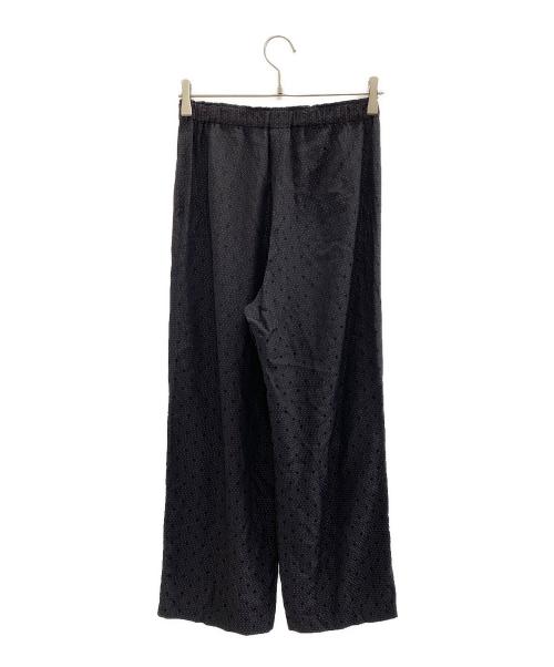 Spick and Span（スピック＆スパン）Spick and Span (スピック＆スパン) 22SS ドットジャガードイージーパンツ ブラック サイズ:38の古着・服飾アイテム