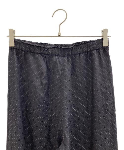 Spick and Span（スピック＆スパン）Spick and Span (スピック＆スパン) 22SS ドットジャガードイージーパンツ ブラック サイズ:38の古着・服飾アイテム