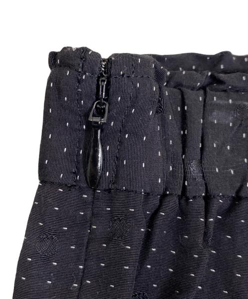 Spick and Span（スピック＆スパン）Spick and Span (スピック＆スパン) 22SS ドットジャガードイージーパンツ ブラック サイズ:38の古着・服飾アイテム
