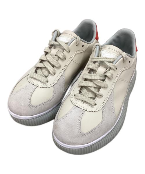 Onitsuka Tiger（オニツカタイガー）Onitsuka Tiger (オニツカタイガー) DELECITY レッド×ベージュ サイズ:23.5cmの古着・服飾アイテム