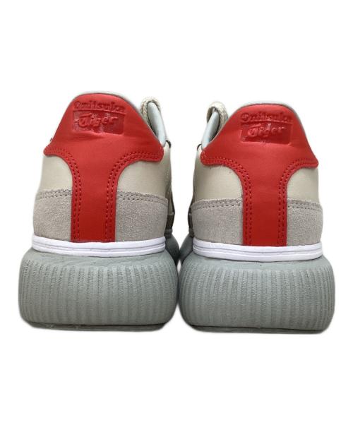 Onitsuka Tiger（オニツカタイガー）Onitsuka Tiger (オニツカタイガー) DELECITY レッド×ベージュ サイズ:23.5cmの古着・服飾アイテム