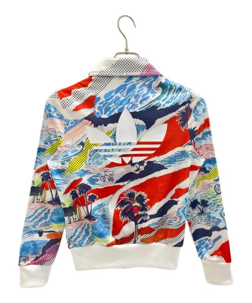 adidas（アディダス）adidas (アディダス) スリーストライプ・トラックジャケット ホワイト サイズ:Mの古着・服飾アイテム