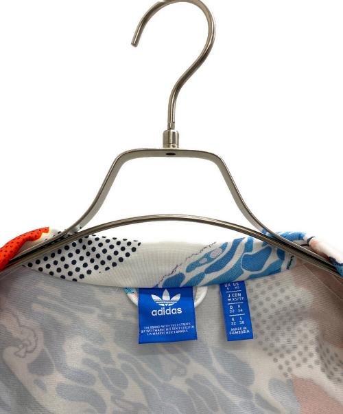 adidas（アディダス）adidas (アディダス) スリーストライプ・トラックジャケット ホワイト サイズ:Mの古着・服飾アイテム