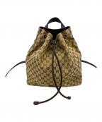 GUCCIグッチ）の古着「リュック」｜ブラウン