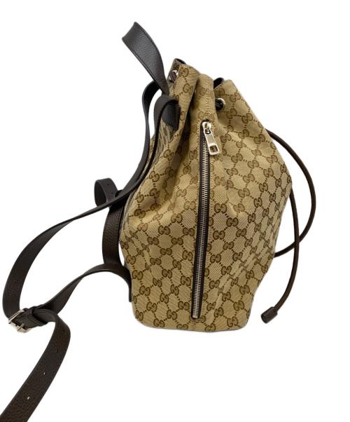 GUCCI（グッチ）GUCCI (グッチ) リュック ブラウンの古着・服飾アイテム