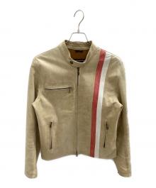BELSTAFF（ベルスタッフ）の古着「ライダースジャケット」｜ベージュ
