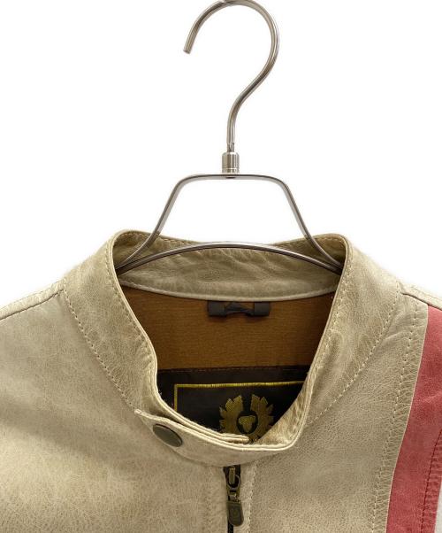 BELSTAFF（ベルスタッフ）BELSTAFF (ベルスタッフ) ライダースジャケット ベージュ サイズ:Sの古着・服飾アイテム