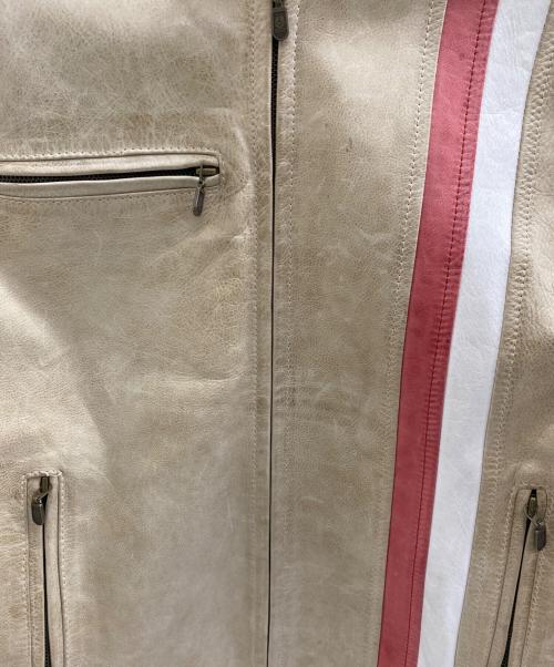 BELSTAFF（ベルスタッフ）BELSTAFF (ベルスタッフ) ライダースジャケット ベージュ サイズ:Sの古着・服飾アイテム