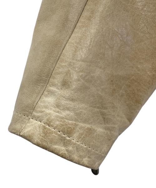 BELSTAFF（ベルスタッフ）BELSTAFF (ベルスタッフ) ライダースジャケット ベージュ サイズ:Sの古着・服飾アイテム