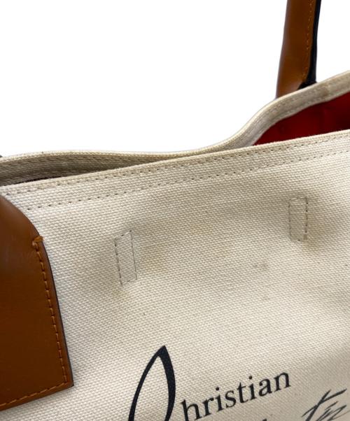 Christian Louboutin（クリスチャン・ルブタン）Christian Louboutin (クリスチャン・ルブタン) トートバッグ ブラウン×ベージュの古着・服飾アイテム