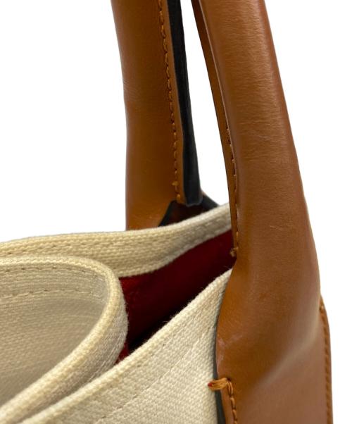Christian Louboutin（クリスチャン・ルブタン）Christian Louboutin (クリスチャン・ルブタン) トートバッグ ブラウン×ベージュの古着・服飾アイテム