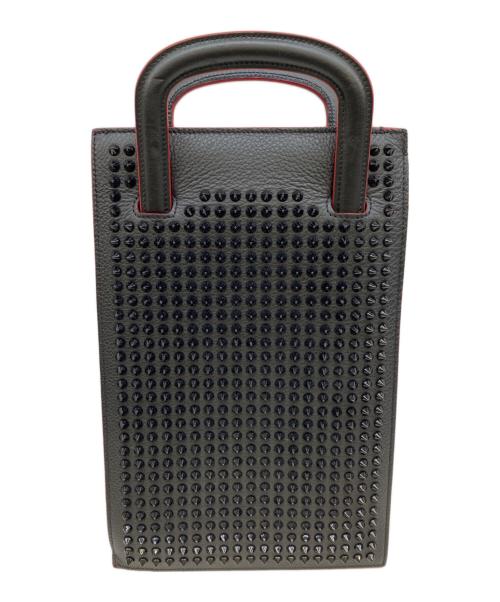 Christian Louboutin（クリスチャン・ルブタン）Christian Louboutin (クリスチャン・ルブタン) 3WAYバッグ ブラック×レッドの古着・服飾アイテム