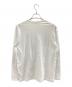 PLAY COMME des GARCONS (プレイコムデギャルソン) 長袖カットソー ホワイト サイズ:XL：7000円