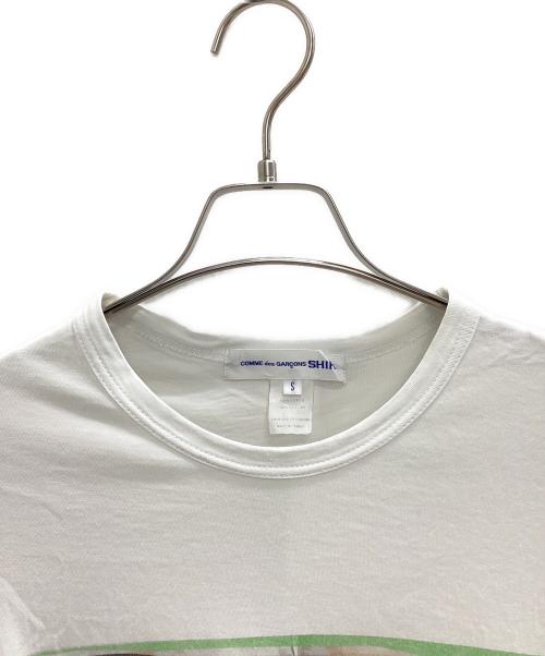 COMME des GARCONS SHIRT（コムデギャルソンシャツ）COMME des GARCONS SHIRT (コムデギャルソンシャツ) 半袖カットソー ホワイト サイズ:Sの古着・服飾アイテム