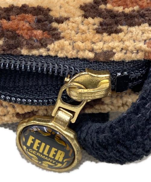 FEILER（フェイラー）FEILER (フェイラー) ショルダーバッグ ブラック×ベージュの古着・服飾アイテム