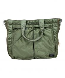 PORTER（ポーター）の古着「タンカー 3WAY ブリーフケース」｜グリーン