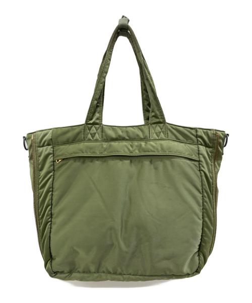 PORTER（ポーター）PORTER (ポーター) タンカー 3WAY ブリーフケース グリーンの古着・服飾アイテム