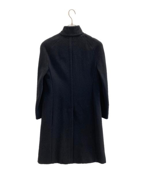 MaxMara（マックスマーラ）MaxMara (マックスマーラ) スタンドカラーコート ブラック サイズ:40の古着・服飾アイテム