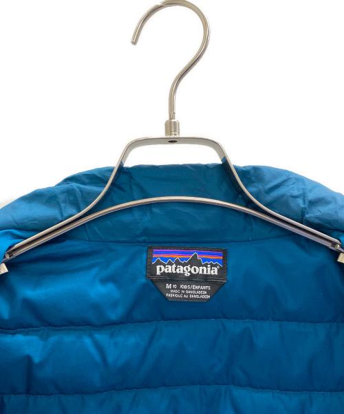 Patagonia（パタゴニア）Patagonia (パタゴニア) ボーイズ・ダウン・セーター ブルー サイズ:Mの古着・服飾アイテム