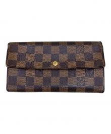 LOUIS VUITTON（ルイ ヴィトン）の古着「ポシェットポルトモネカルトクレディ」｜ブラウン