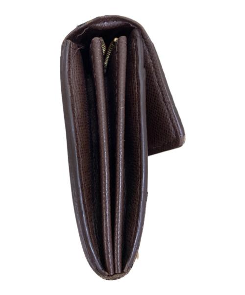 LOUIS VUITTON（ルイ ヴィトン）LOUIS VUITTON (ルイ ヴィトン) ポシェットポルトモネカルトクレディ ブラウンの古着・服飾アイテム