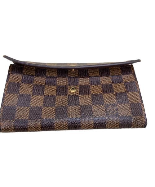 LOUIS VUITTON（ルイ ヴィトン）LOUIS VUITTON (ルイ ヴィトン) ポシェットポルトモネカルトクレディ ブラウンの古着・服飾アイテム