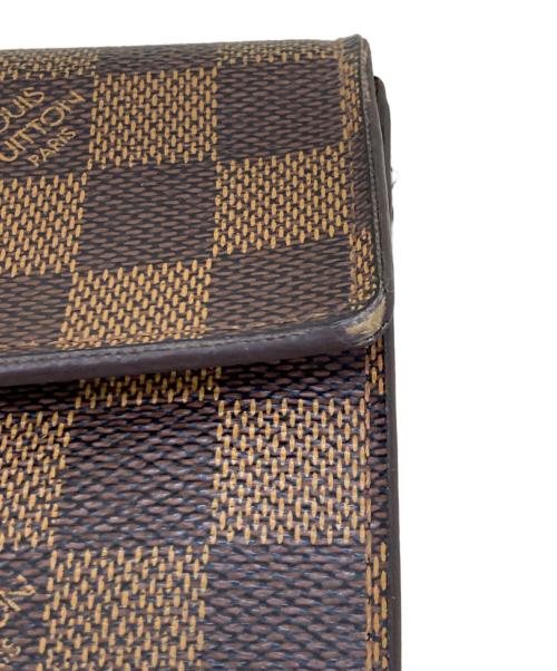 LOUIS VUITTON（ルイ ヴィトン）LOUIS VUITTON (ルイ ヴィトン) ポシェットポルトモネカルトクレディ ブラウンの古着・服飾アイテム