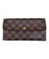 LOUIS VUITTON（ルイ ヴィトン）の古着「ポシェットポルトモネカルトクレディ」｜ブラウン