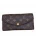 LOUIS VUITTON（ルイ ヴィトン）の古着「ポルトフォイユ・サラ」｜ブラウン