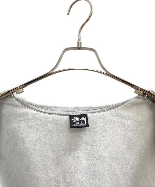 stussy（ステューシー）stussy (ステューシー) ジップパーカー ライトグレー サイズ:Lの古着・服飾アイテム