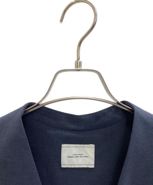 UNITED ARROWS（ユナイテッドアローズ）UNITED ARROWS (ユナイテッドアローズ) green label relaxing (グリーンレーベルリラクシング) ノースリーブジャケット ネイビー サイズ:Free 未使用品の古着・服飾アイテム
