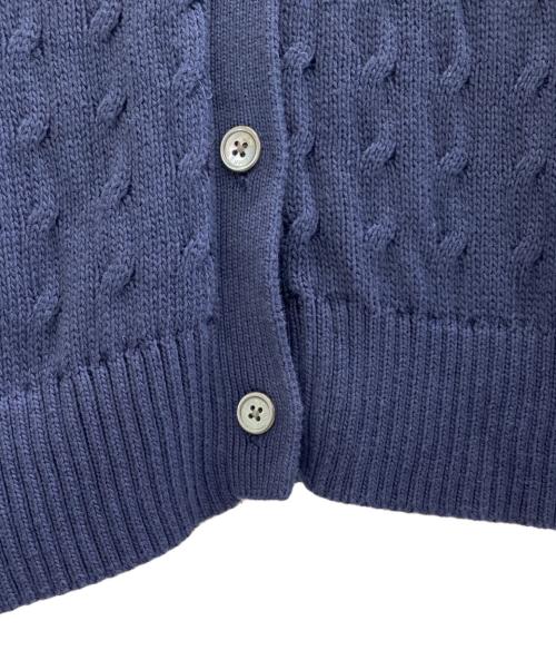 POLO RALPH LAUREN（ポロ・ラルフローレン）POLO RALPH LAUREN (ポロ・ラルフローレン) ニットカーディガン ネイビー サイズ:XLの古着・服飾アイテム
