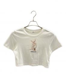 POLO RALPH LAUREN（ポロ・ラルフローレン）の古着「コットン ジャージー Vネック Tシャツ」｜ホワイト