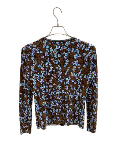 BLUMARINE（ブルマリン）BLUMARINE (ブルマリン) 薄手カーディガン ブラウン サイズ:S (36)の古着・服飾アイテム