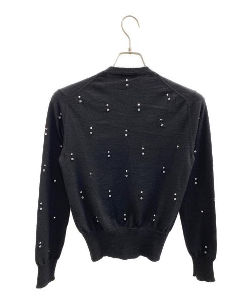 Cruciani（クルチアーニ）Cruciani (クルチアーニ) 薄手カーディガン ブラック サイズ:L (40)の古着・服飾アイテム