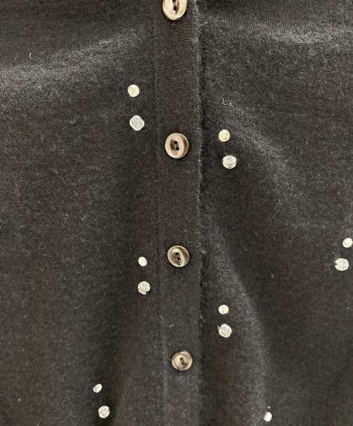 Cruciani（クルチアーニ）Cruciani (クルチアーニ) 薄手カーディガン ブラック サイズ:L (40)の古着・服飾アイテム