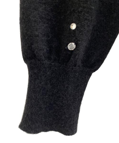 Cruciani（クルチアーニ）Cruciani (クルチアーニ) 薄手カーディガン ブラック サイズ:L (40)の古着・服飾アイテム