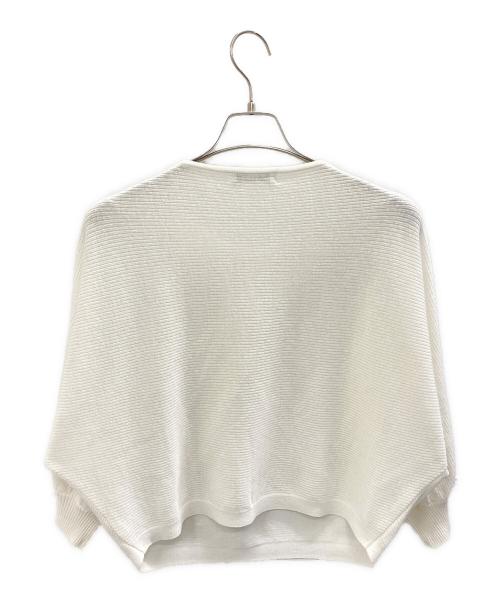 Rene（ルネ）Rene (ルネ) 薄手ニット ホワイト サイズ:S (36)の古着・服飾アイテム