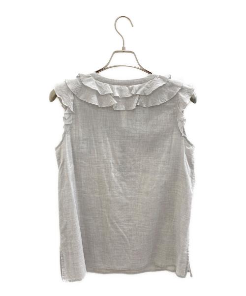Rene（ルネ）Rene (ルネ) ノースリーブブラウス グレー サイズ:S (36)の古着・服飾アイテム