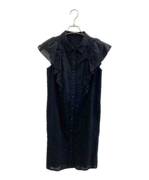 Rene（ルネ）Rene (ルネ) ノースリーブ・キャミソールワンピース ブラック サイズ:S (36)の古着・服飾アイテム