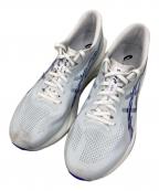 asicsアシックス）の古着「ランニングシューズ」｜ブルー×ホワイト