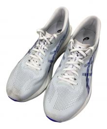 asics（アシックス）の古着「ランニングシューズ」｜ブルー×ホワイト