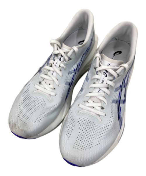 asics（アシックス）asics (アシックス) ランニングシューズ ブルー×ホワイト サイズ:28cmの古着・服飾アイテム