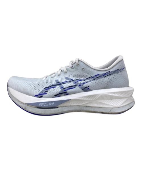 asics（アシックス）asics (アシックス) ランニングシューズ ブルー×ホワイト サイズ:28cmの古着・服飾アイテム