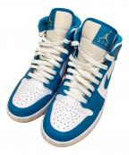 NIKEナイキ）の古着「Air Jordan 1 MID」｜ホワイト×ブルー